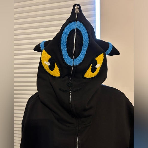 ❌SOLD❌Pokemon Kanto Starter Shiny Umbreon Hoodie XXL - Picture 3 of 9